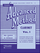 RUBANK ADVANCED METHOD #1 CLARINET cover